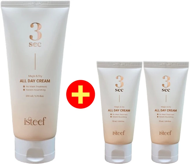 이스티프 올데이 크림 헹구지 않는 트리트먼트 200ml+50ml+50ml, 300ml - 쿠팡