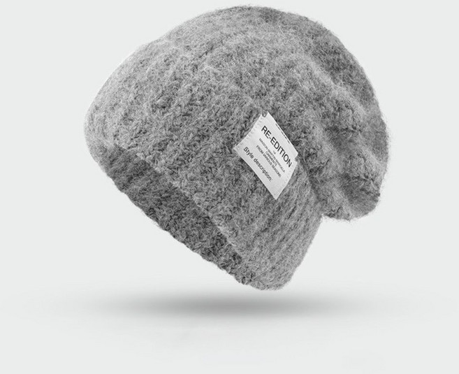 ScottyBear 那隻熊 顯臉小針織帽 大頭圍 堆堆帽 毛帽 護耳毛線帽 賞雪帽 保暖帽 女帽 CM434