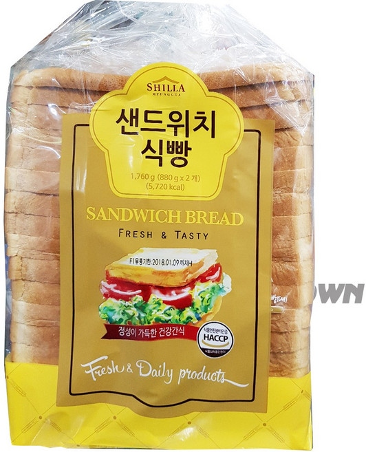 신라명과 샌드위치 식빵(대) 1760g 코스트코 빵, 1개, 1.76kg
