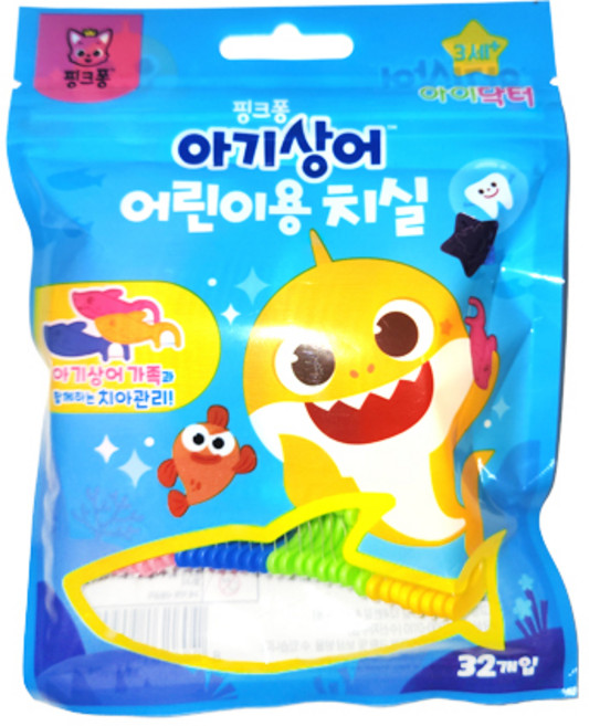 핑크퐁 치실, 6개, 32개입