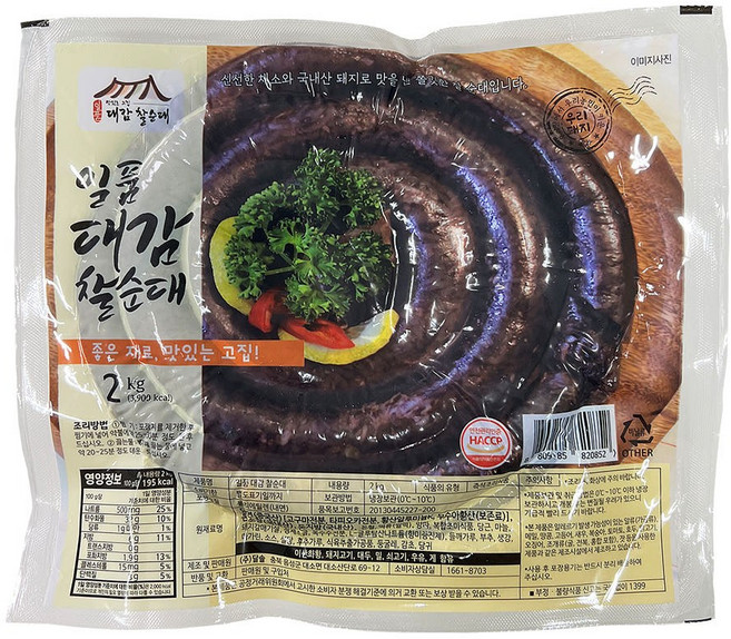 일품대감 찰순대 단품, 2kg, 1개