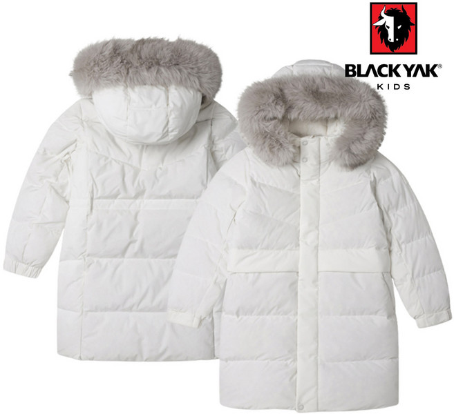 블랙야크키즈 패딩 롱다운 루이 구스 롱패딩 점퍼 파카 자켓
