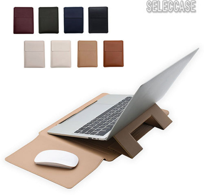 노트북 거치대 파우치 갤럭시북4프로 360 LG그램16 맥북, 아이보리(프로), 1개