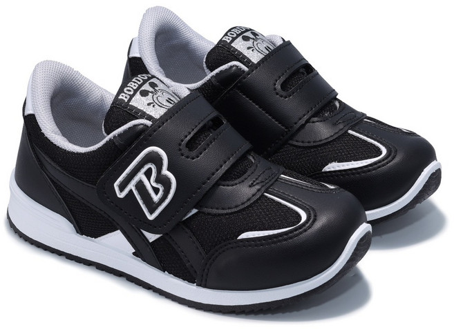 B品牌兒童運動鞋 魔鬼氈設計 透氣舒適 防滑耐磨 輕巧好穿