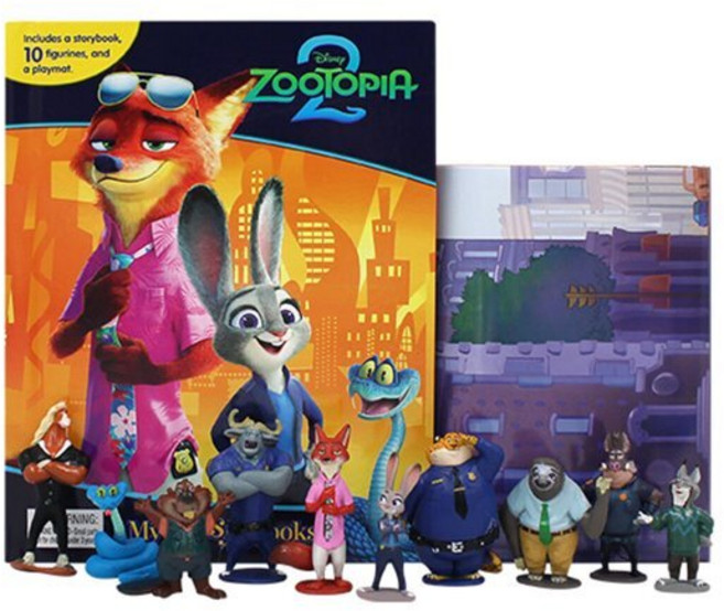 Disney Zootopia 2 My Busy Books : 디즈니 주토피아 2 비지북 피규어 책, Phidal, 보드북