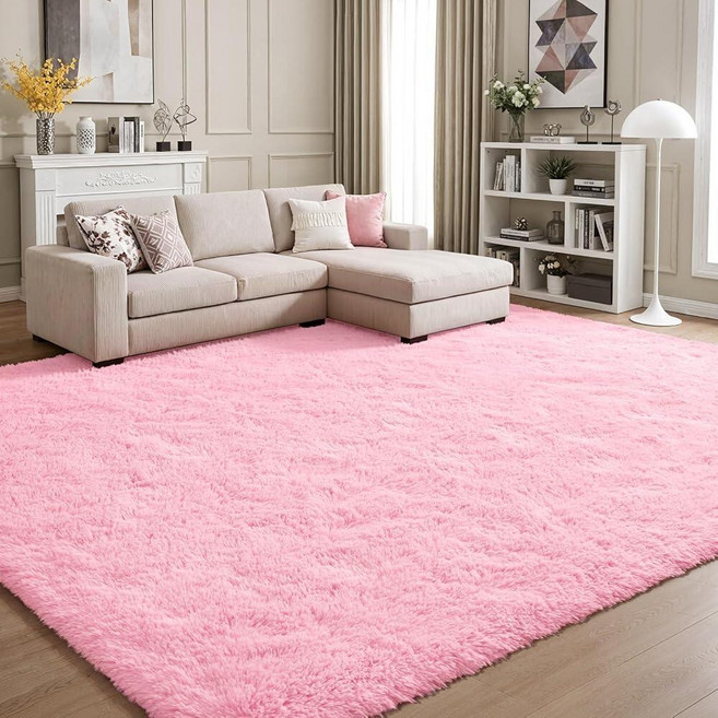 KIXINWA 7x10 Area Rugs for Living Room Large Fluffy Carpet for Bedroom Dorm Kids Room Soft Plush