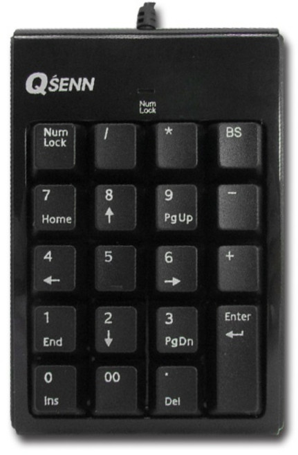 큐센 SNK-3000 키패드 블랙 (USB PS2), 선택하세요