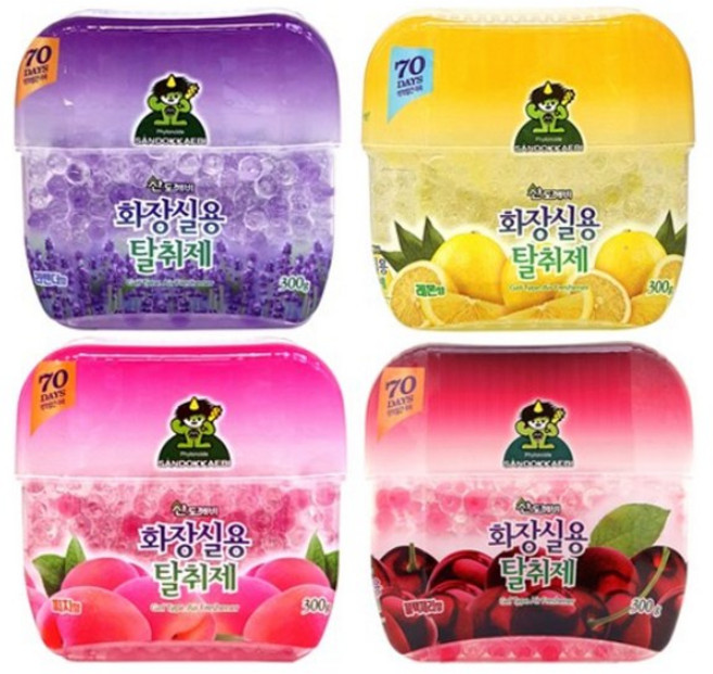 산도깨비 화장실용 탈취제 300g X 4개