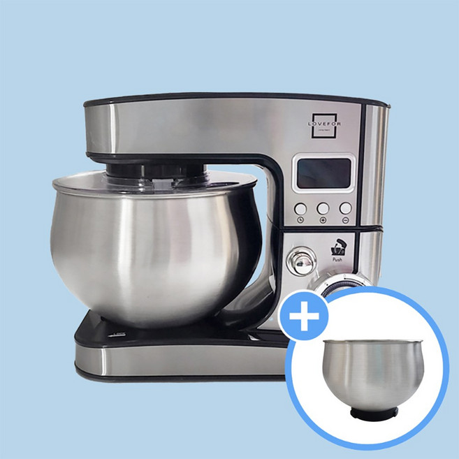 러브포 프리미엄 스탠드 믹서 반죽기 / 홈베이킹 교반 거품 밀가루 휘핑 제빵 가정용 버티컬, 단품