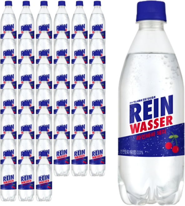 라인바싸 패션후르츠 + 체리, 40개, 500ml