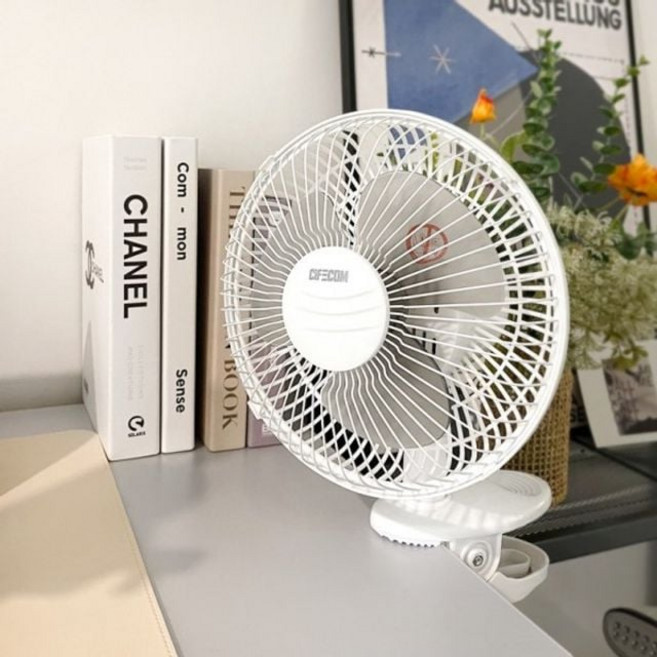 시프이컴 가성비 탁상용 가정용 미니 책상 360도 회전 소형 집게 선풍기 그레이 TS-6, 혼합색상