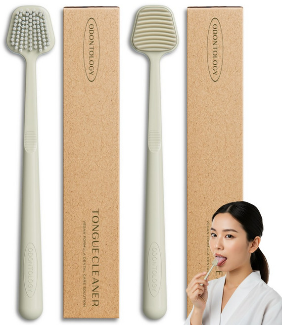 오던톨로지 혀클리너 입냄새제거 백태제거기 설태제거, 퓨어크림, 2개, 26g