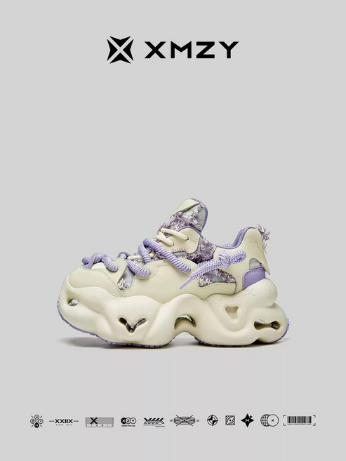 퓨어그로 운동화 항공특송 [XMZY] 정품 스트릿 키높이 힙한운동화 신발 캐주얼 통굽 여성화
