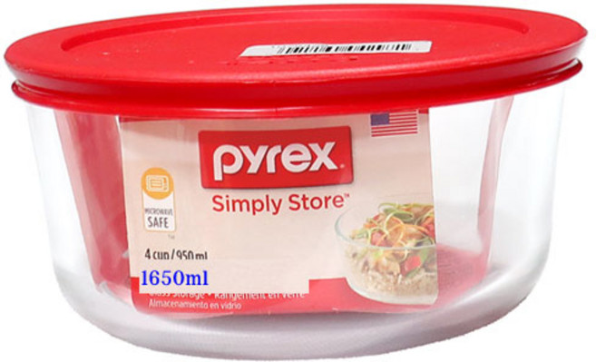 파이렉스 미제파이렉스찬통-원형-대-1650ml-1개, 대-1650ml, 1개