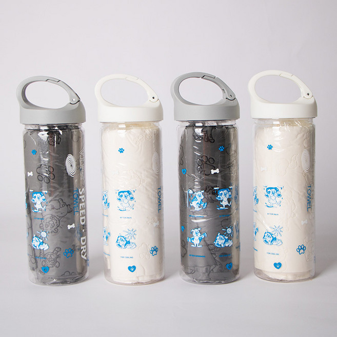 寵物吸水毛巾 速乾浴巾 便攜, 白色, 1個