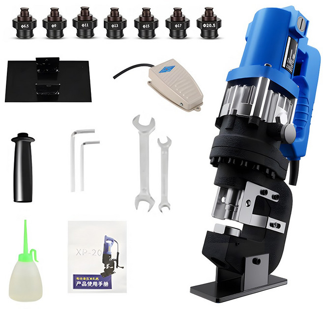 파워공구 전동 유압펀칭기 1800W 18T 유압천공기, 채널, 숏 타입