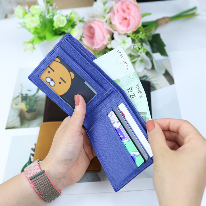 모두샵 소가죽 남자 슬림 반지갑 선물상자 MARLMS162