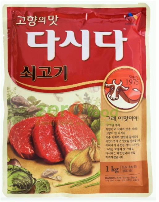 CJ제일제당 쇠고기 다시다, 1kg, 22개