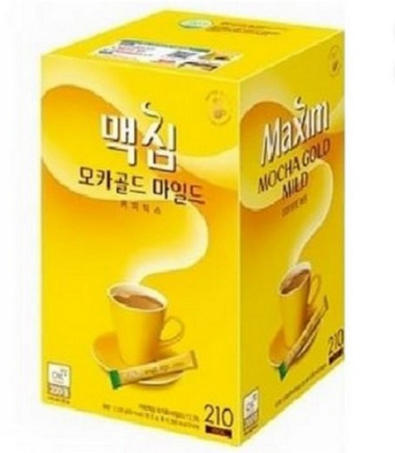 맥심 모카골드커피, 3개, 210개입