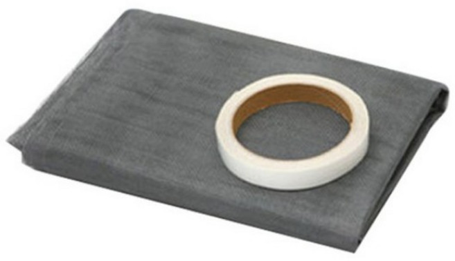 바로문풍지 방충망 시트 특대형 + 특수 양면테이프, 1세트