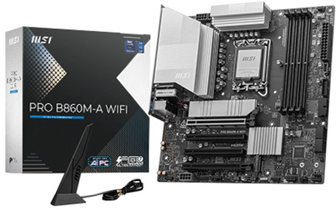 MSI PRO B860M-A WIFI, 단일옵션