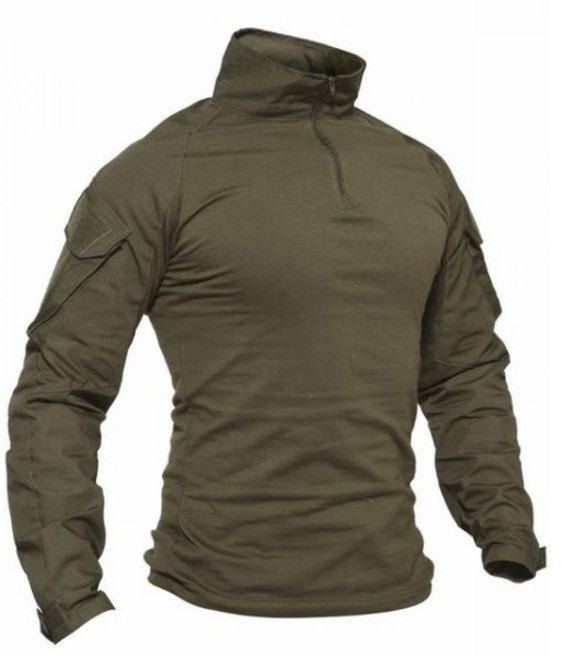 등산티셔츠 전술 야외 등반 장비 군용 Airsoft 특수 전투 티셔츠 위장 급속 폭행 긴 소매 캠핑 개구리 셔츠