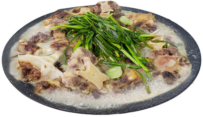 한우사골로 만든 GF최상등급 원육 소꼬리찜 수육 부추증정, 1세트, 600g