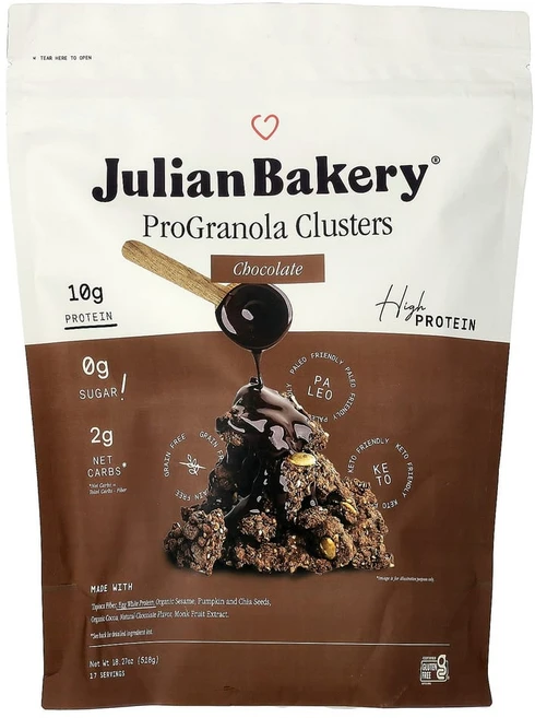줄리안베이커리 ProGranola 초콜릿 클러스터 518g (1.14 lbs), JUB00542, 1개 - 쿠팡