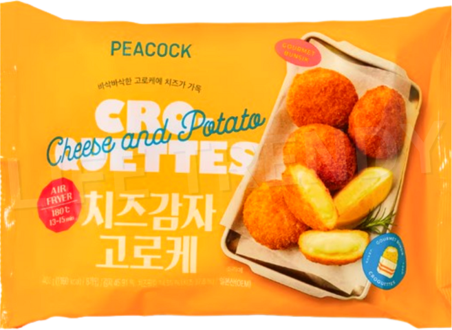 피코크 치즈감자 고로케, 1개, 400g