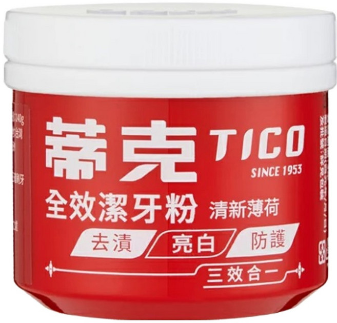 TICO 蒂克 全效潔牙粉 清新薄荷