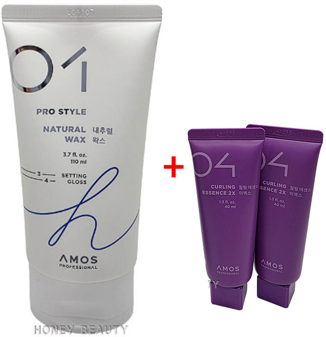 아모스프로페셔널 내추럴 왁스 110ml+컬링에센스미니40mlX2(80ml)증정, 1개, 110ml