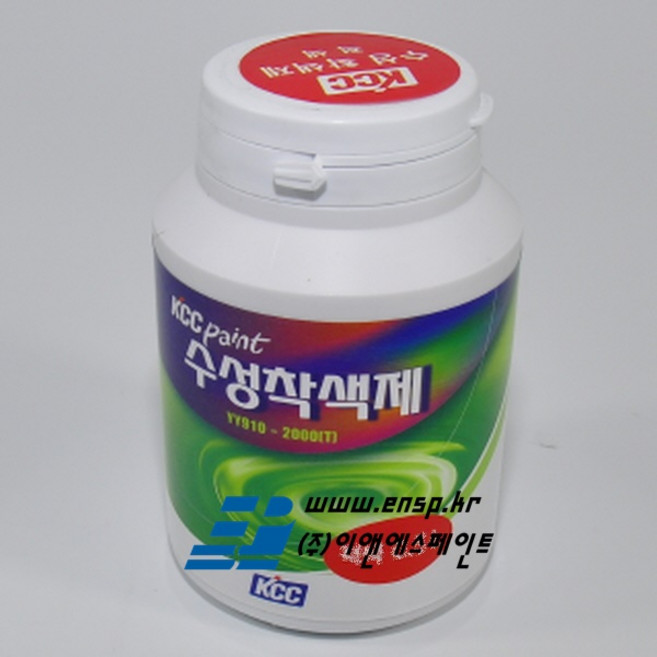 [KCC]YY910 수성조색제 특녹색 0.5L, 500ml, 1개