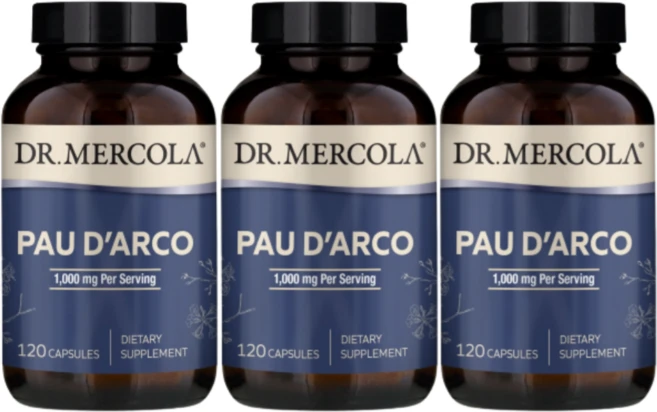 닥터머콜라 Pau Darco 포 다르코 500mg per 1캡슐 Dr.Mercola, 120정, 3개 - 쿠팡