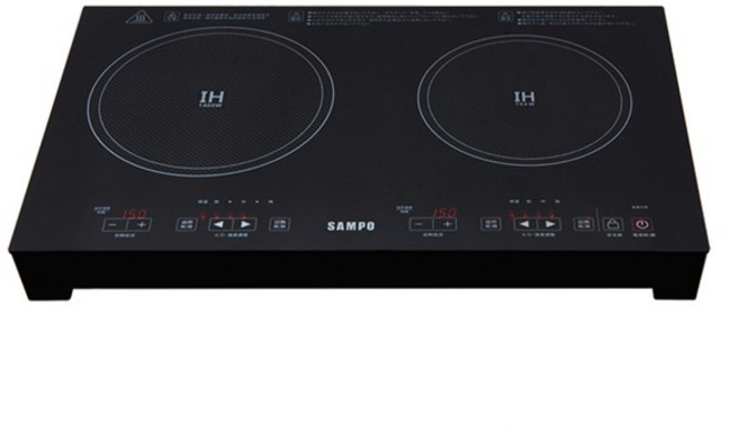 聲寶SAMPO 微電腦雙口IH變頻電磁爐 KM-VA14GM