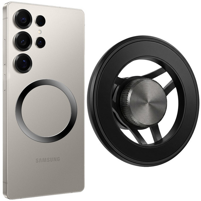 코렉스 스마트폰 태블릿 맥세이프 거치대 차량용 탁상용 볼헤드, 1개, 블랙