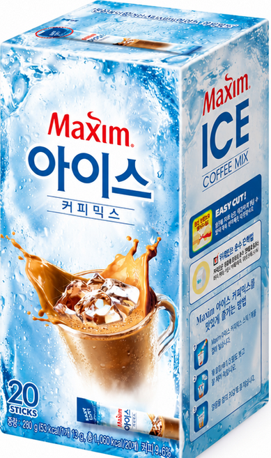 동서 맥심 아이스 커피믹스 종이컵용 20포 (13G*20입), 13g, 20개입, 1개