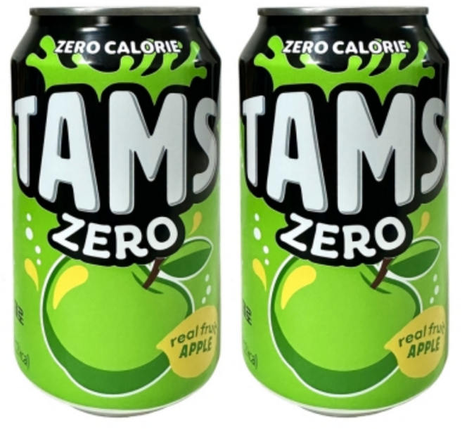 롯데 탐스 제로 사과 355ml x 48캔, 48개