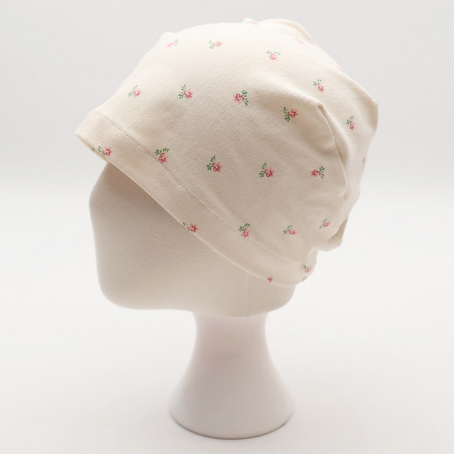 에스랑 수아 면 두건 실내 봄 여름 엄마 중년여성 항암 수면 얇은 비니 모자