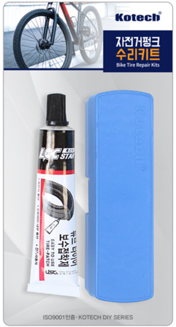 코텍 자전거펑크 수리키트 국산 접착제 K-0446, 1개
