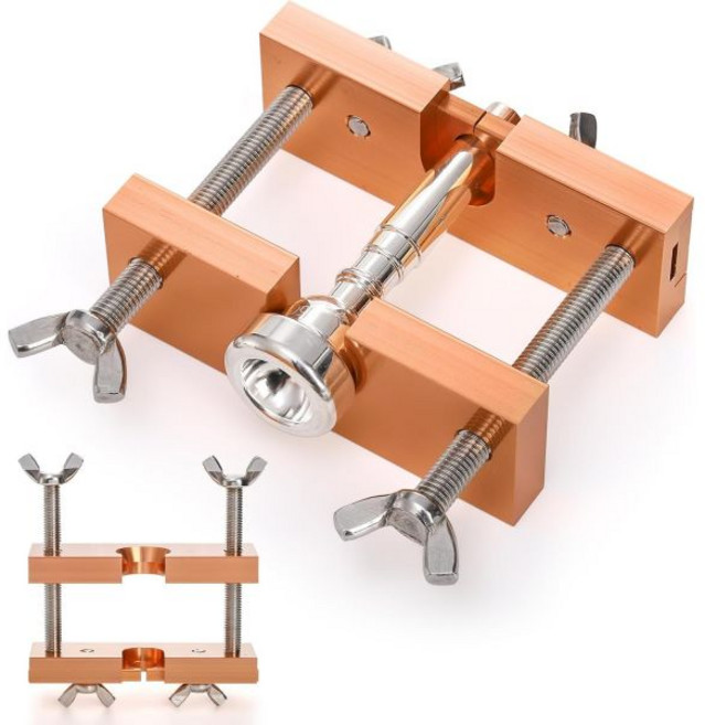 트럼펫 마우스피스 풀러 도구 전문가용 로즈 골드 리무버 조절 가능한 알루미늄 트롬본 혼 수리 관악기 바리톤 유포늄 멜로폰용, 트럼펫 마우스피스 풀러 도구, 전문가용 로즈 골드 리무