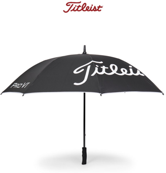 [아쿠쉬네트정품] 타이틀리스트 투어 라이트 웨이트 UV 골프우산 (Tour Lightweight UV Umbrella) 경량우산, 블랙.화이트, 1개