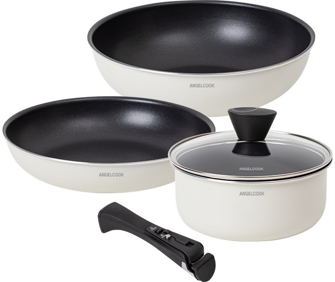 엔젤쿡 인덕션 멀티핸들 5종세트 AGC-IM500, 아이보리, 1개