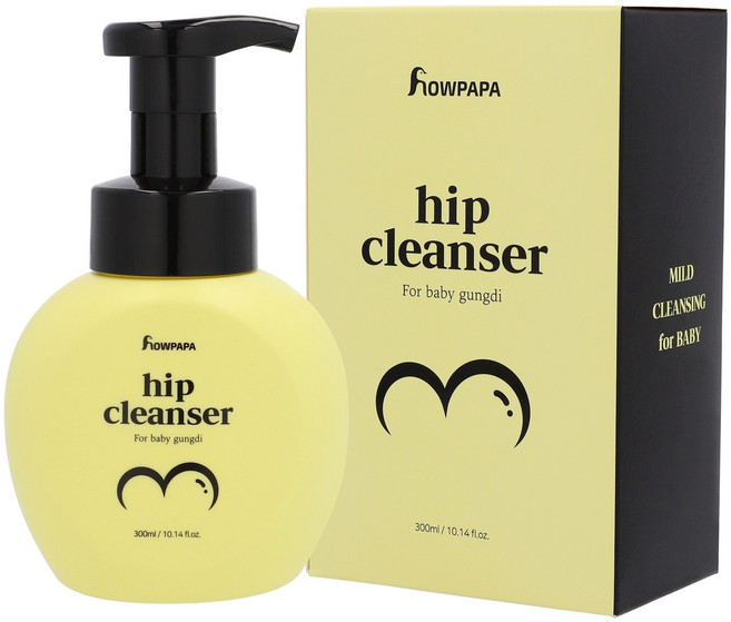 하우파파 엉덩이 클렌저 (300ml) / 기저귀발진 요로감염 예방 Y존케어, 1개, 300ml