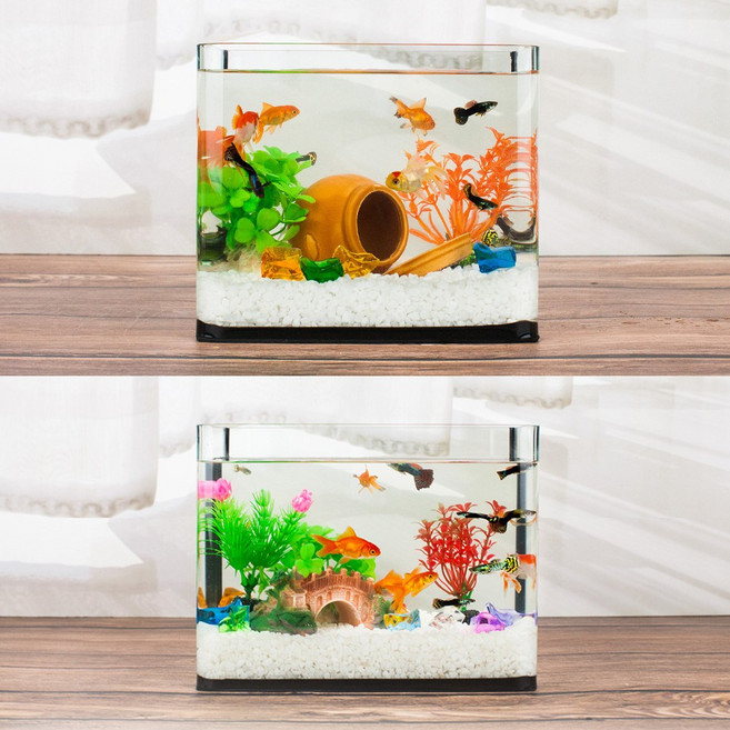 미니어항세트(소) 항아리장식 유리어항 금붕어 수족관, 상세 설명 참조