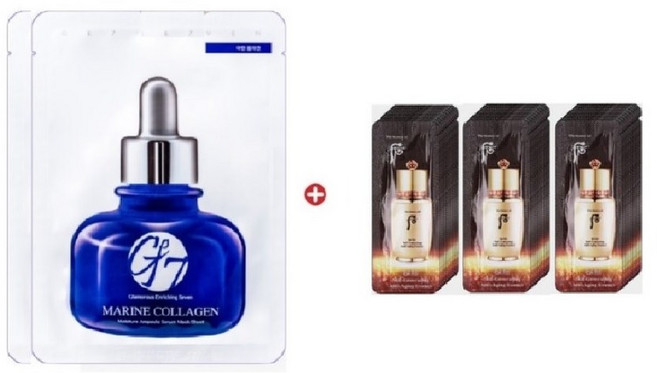 GE7 마스크2매/비첩자생 에센스40매, 40개, 1g