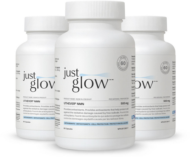 저스트글로우 NMN 500mg, 60정, 3개