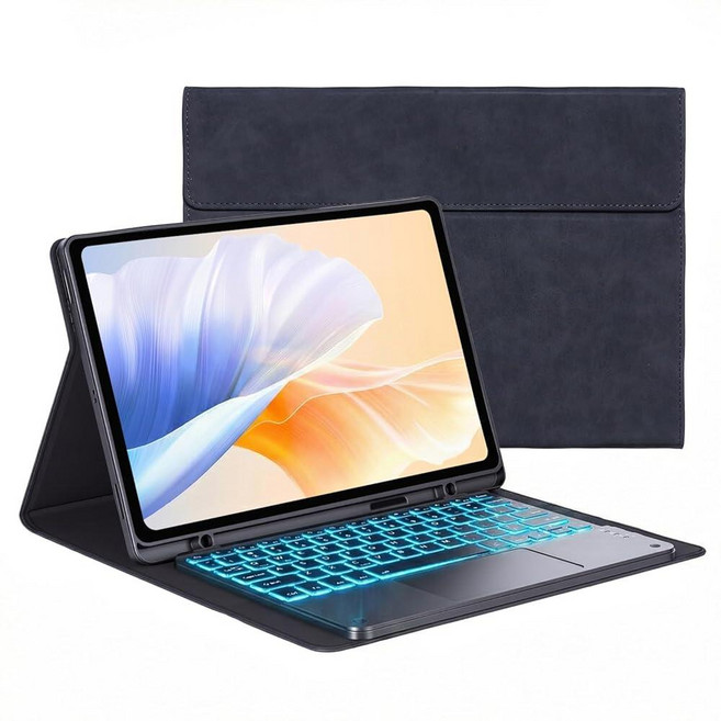 Keyboard Case for Samsung Galaxy Tab S10+ Plus / S9 FE+ Plus / S9+ Plus 12.4inch - 7 Colors Backli, Keyboard Case for Samsung Gala