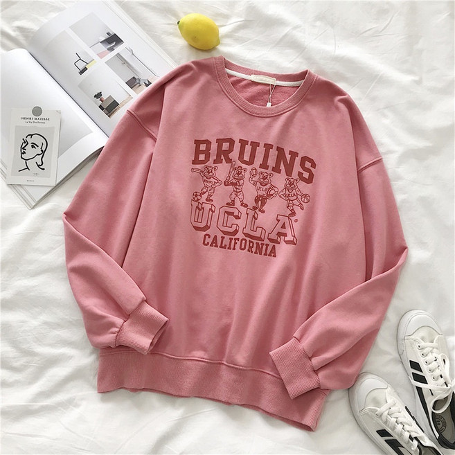 UCLA 寬鬆長袖大學T
