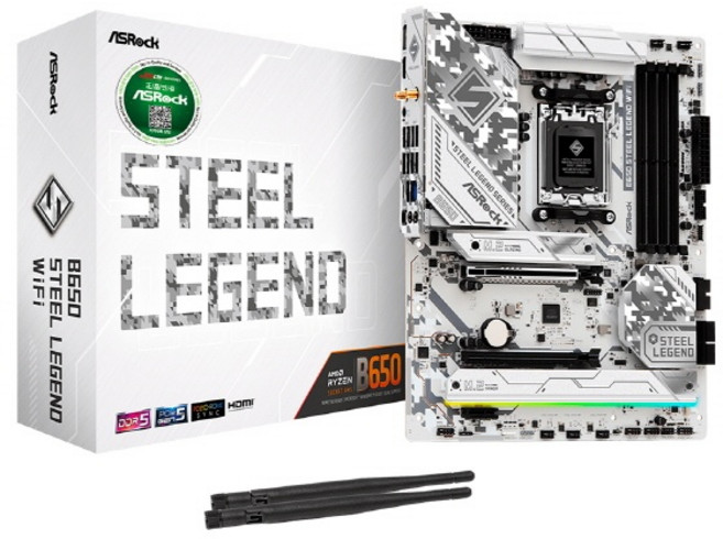 [ASRock] B650 스틸레전드 WIFI 대원씨티에스 (AMD B650/ATX)