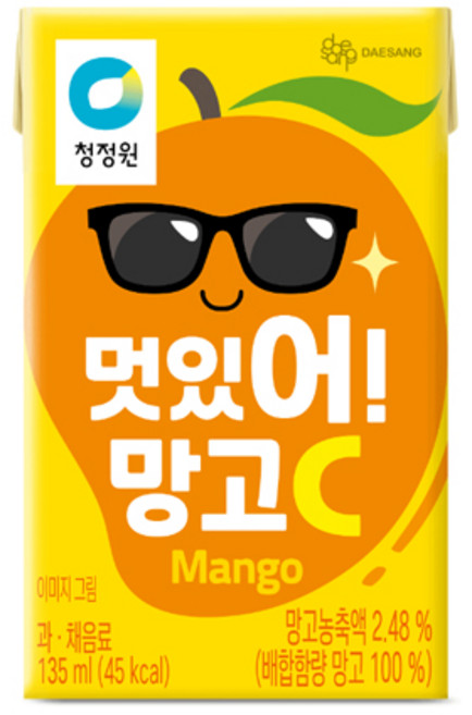 청정원 멋있어 망고씨C 135ml, 1개